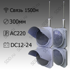 Комплект мобильного радио светофора РС-Т.8.2+12С